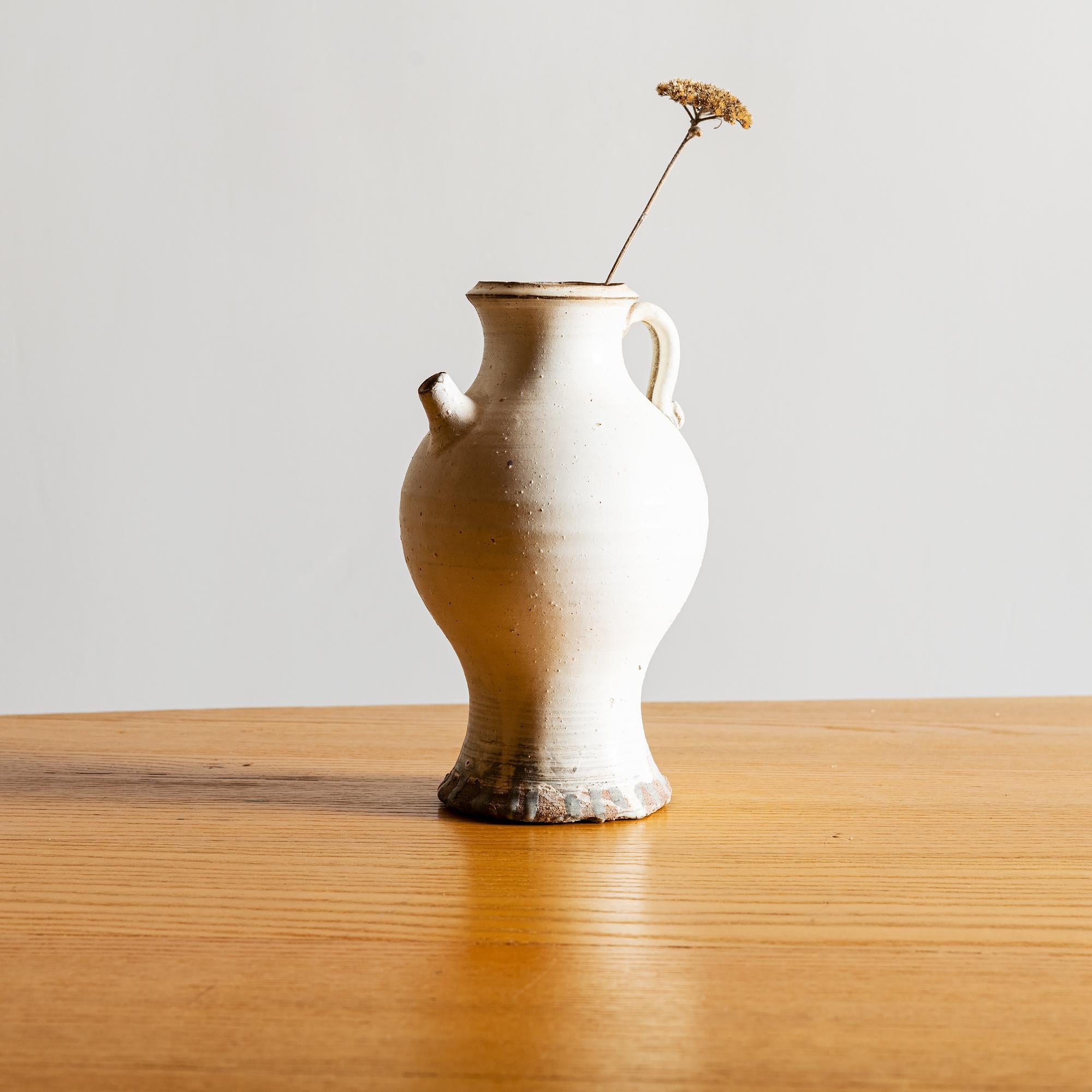 Belgian Contemporary Pitcher in Bisque Glaze, 2018 For Sale at 1stDibs