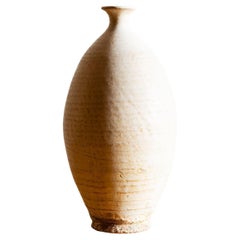 Belgian Contemporary Vase in Bisque Glaze, 2018