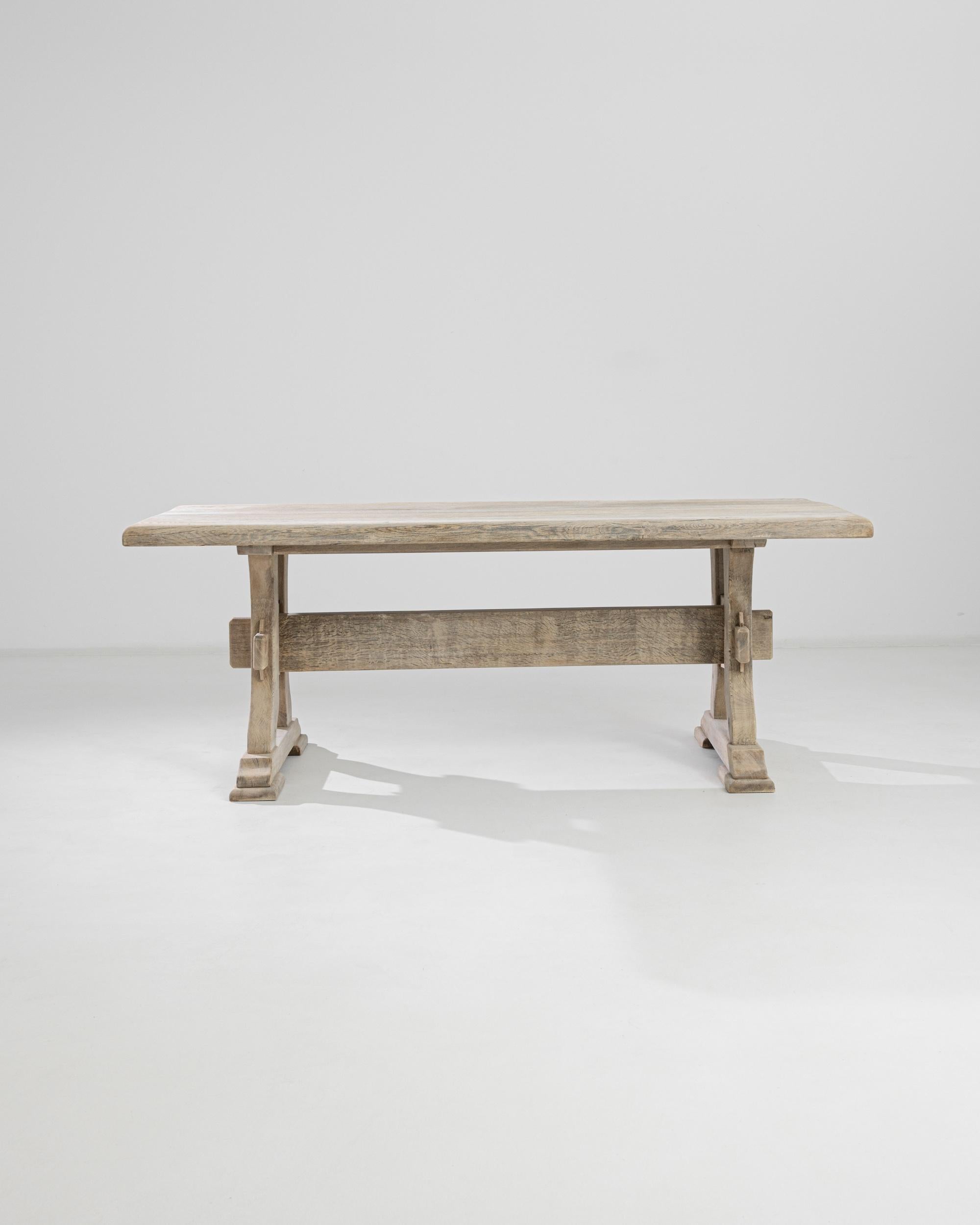 Belgian Country Bleached Oak Dining Table 4