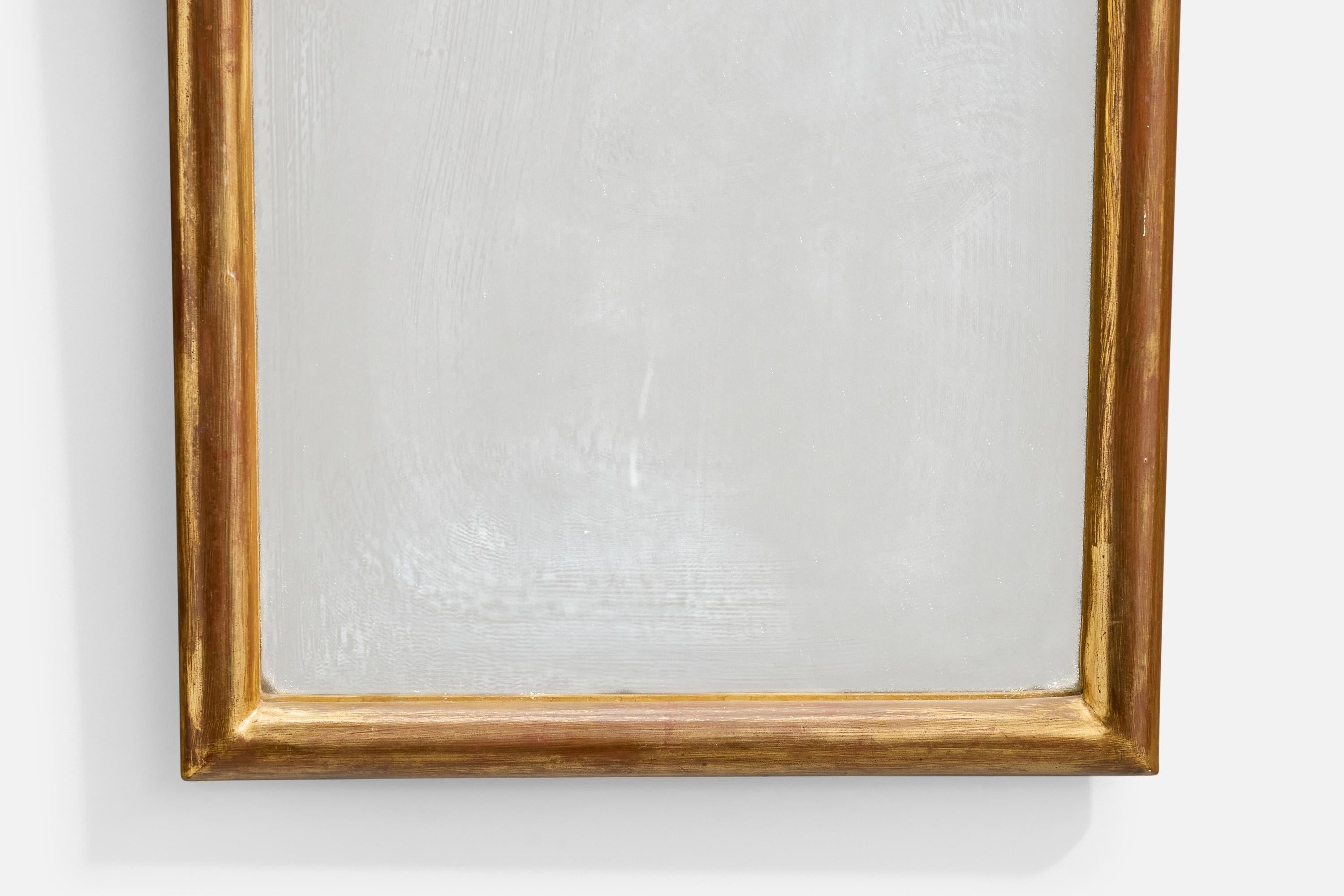 Fin du 20e siècle Designer belge, miroir mural, Wood, Belgique, années 1970 en vente