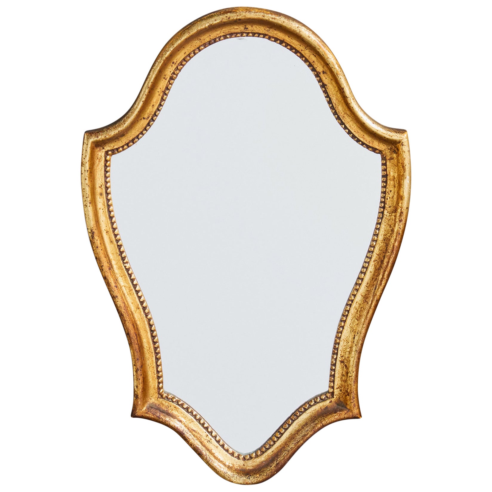 Designer belge, miroir mural, Wood, Belgique, années 1970