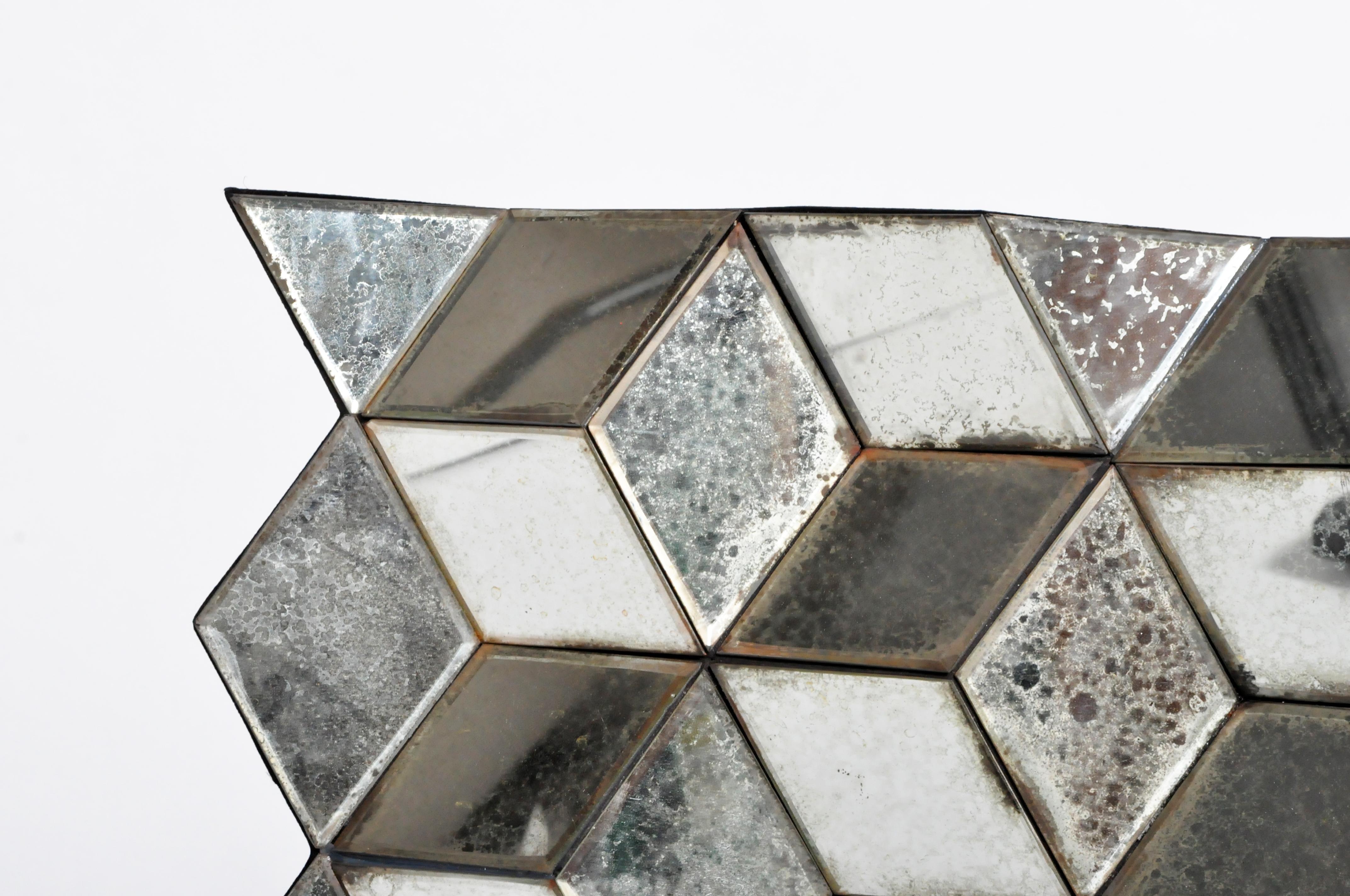 Belgian Glass Cube Brutalist Art Panel by Olivier de Shernee 8