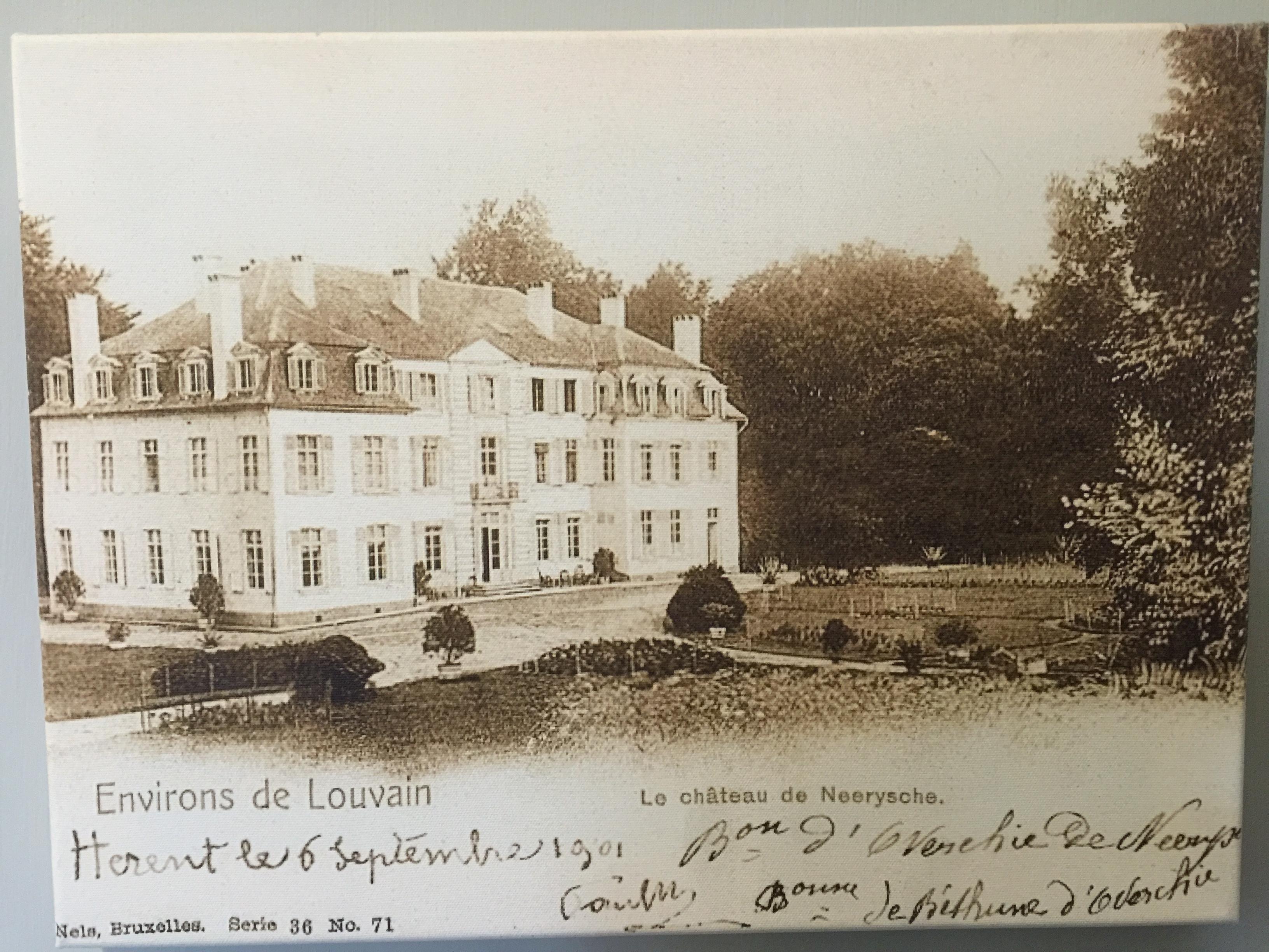 Sculpté à la main Cheminée belge en marbre gris récupérée dans le château de Neerijse en vente