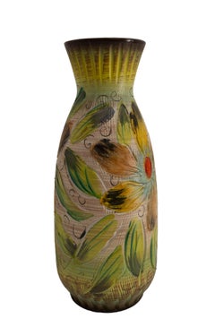 Vase belge Hubert Bequet en faïence 20e siècle