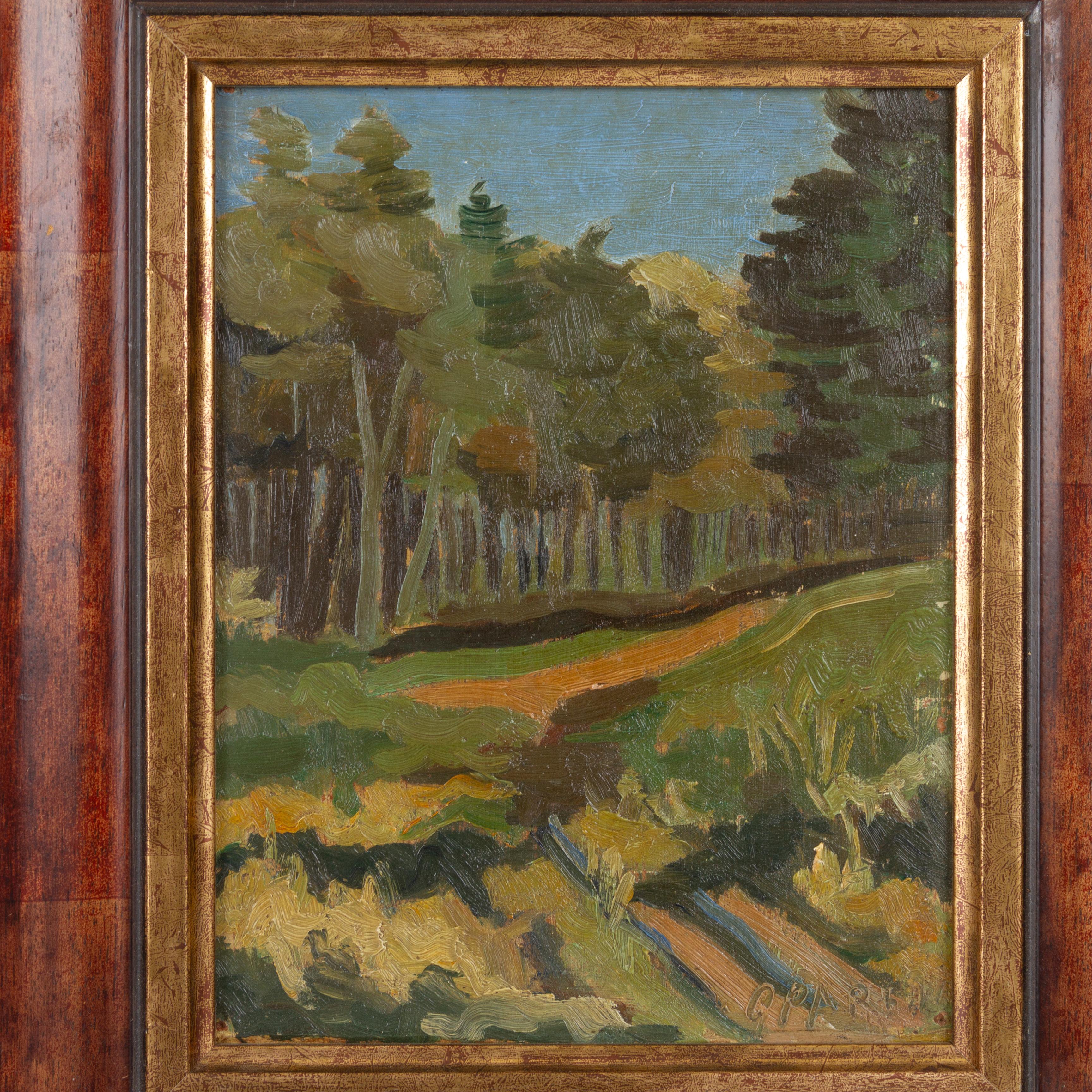 In gutem Zustand
Aus einer privaten Sammlung
Kostenloser internationaler Versand
Belgischer Impressionist Waldlandschaft signiert Anfang 20.
