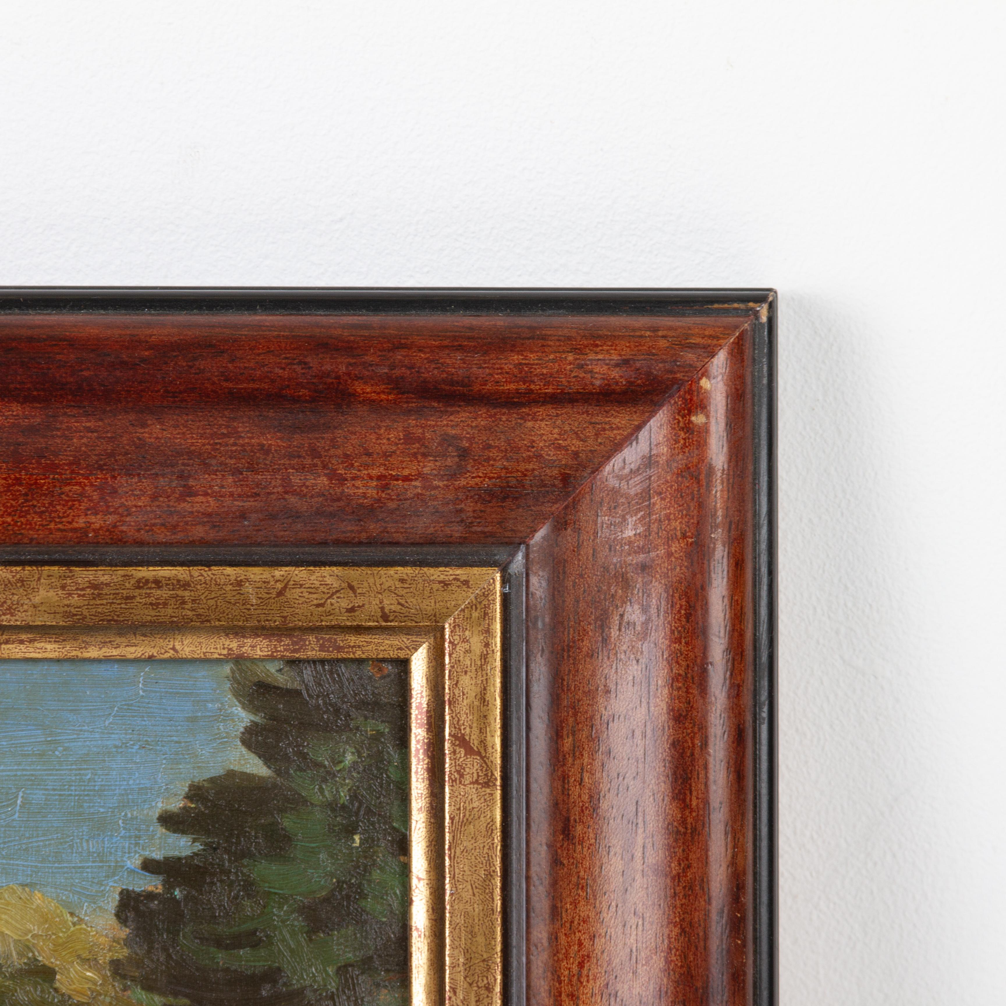 Belgischer Impressionist Waldlandschaft signiert Anfang 20. (20. Jahrhundert) im Angebot