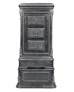 Belgian Iron Combination Safe by L. Duvilers