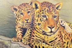 Belgian Leopards Painting, Belgium, 1968