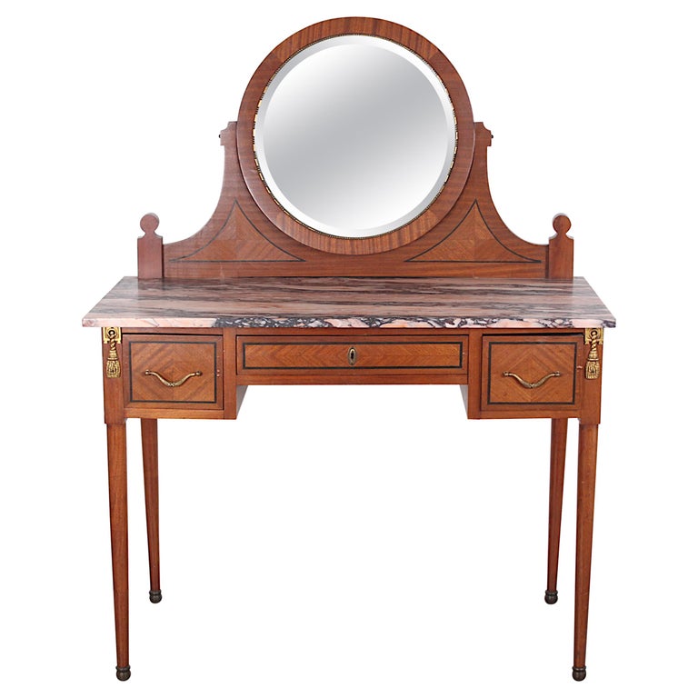 Belgian Mahogany Vanity at 1stDibs