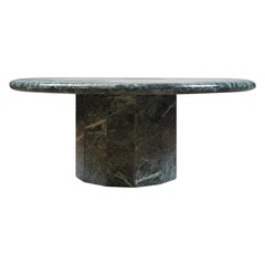 Belgian Marble Coffee Table, Low, Circular, Late 20th Century