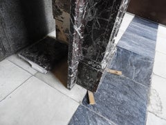 Belgian Marble Early 20th Century Fireplace Mantle