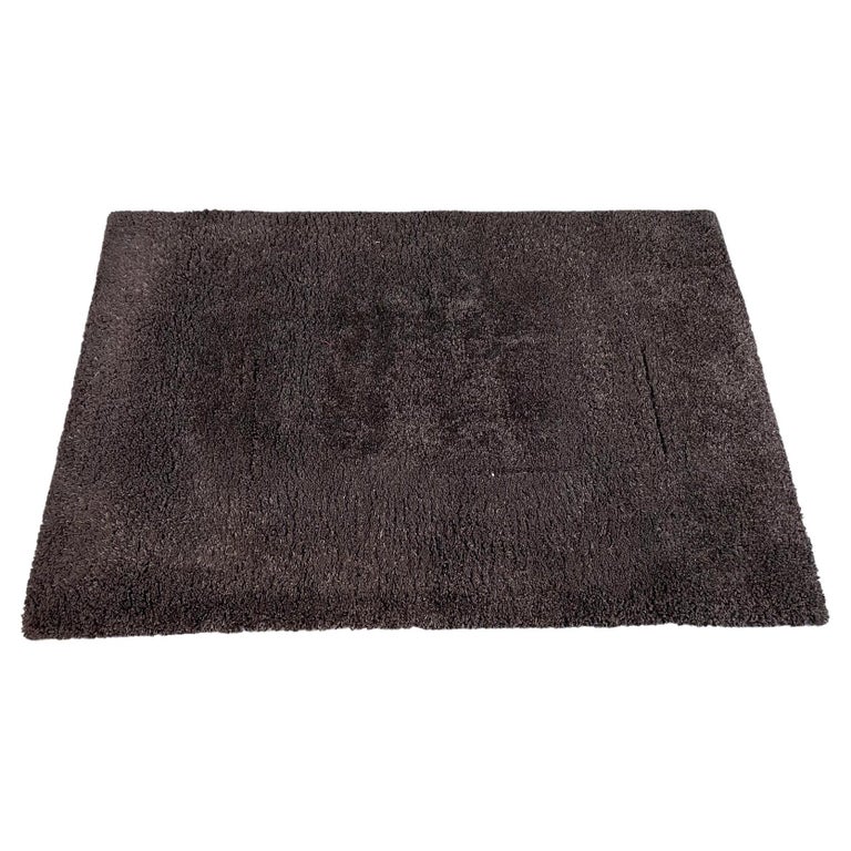 Belgian Mid-Century Brown Gray Polypropylene Long-Haired carpet, 1970s ...