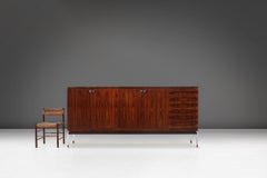 Belgian Mid-Century Rosewood Highboard, 1960s