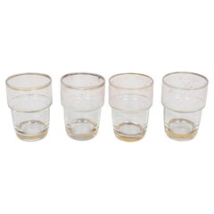 Belgian Mid-Century Shot Glasses, Set of 4