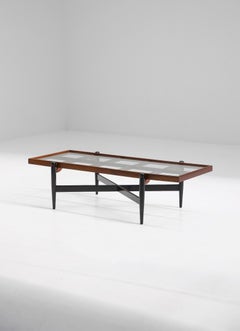 Belgian Modern Two-Tone Large Coffee Table, 1950s
