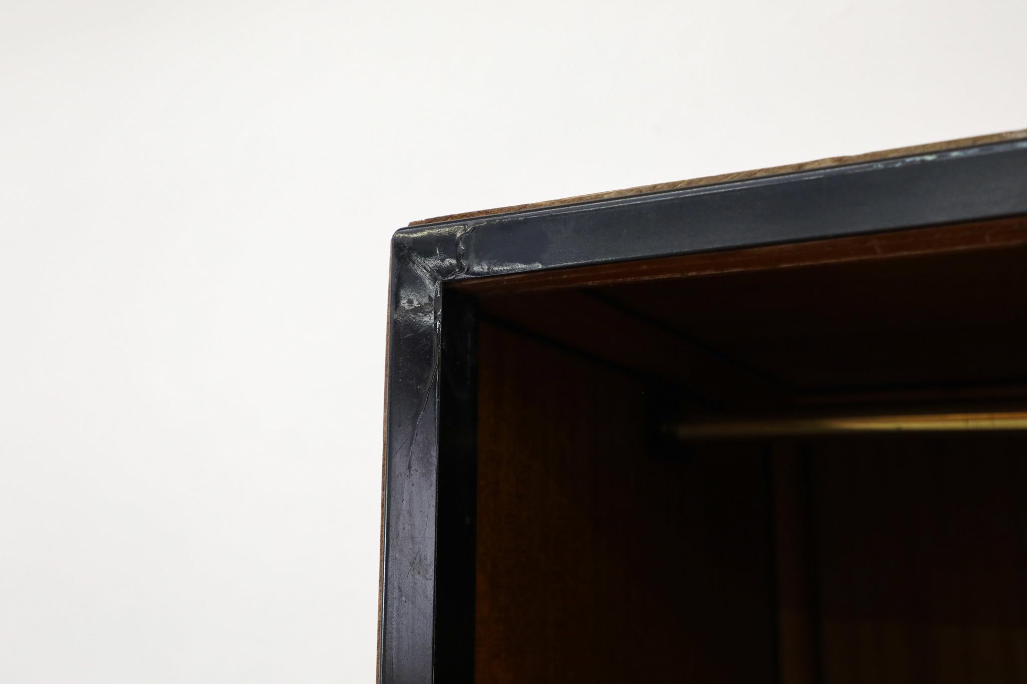 Belgischer moderner Kleiderschrank von Willy Van Der Meeren für Tubax, Grau und Schwarz, 1952 im Angebot 9