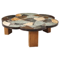 Belgian Multi Lobbed Stone Table, Belgium 1960's