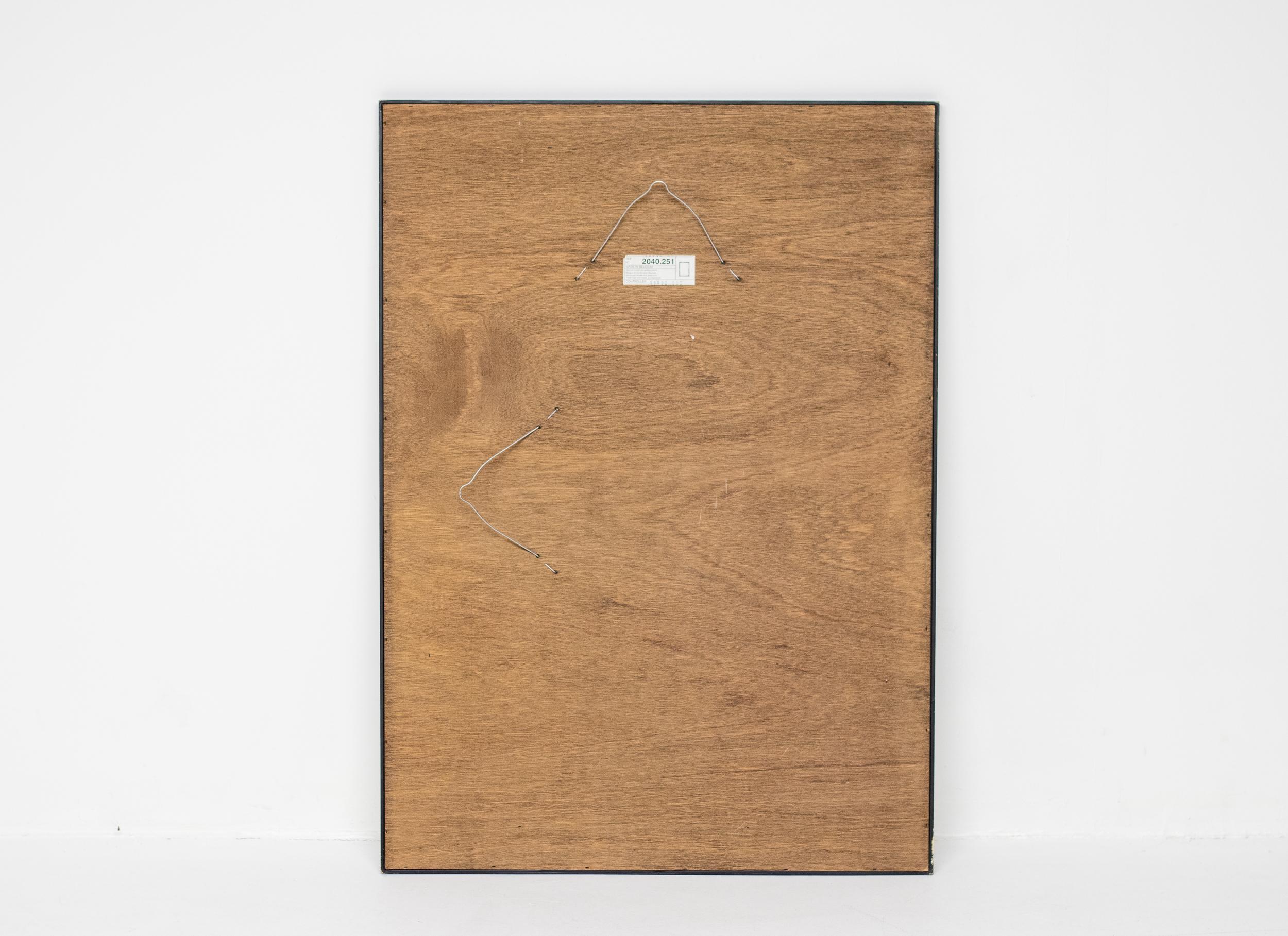 Belge Miroir mural belge en verre multifacettes en vente