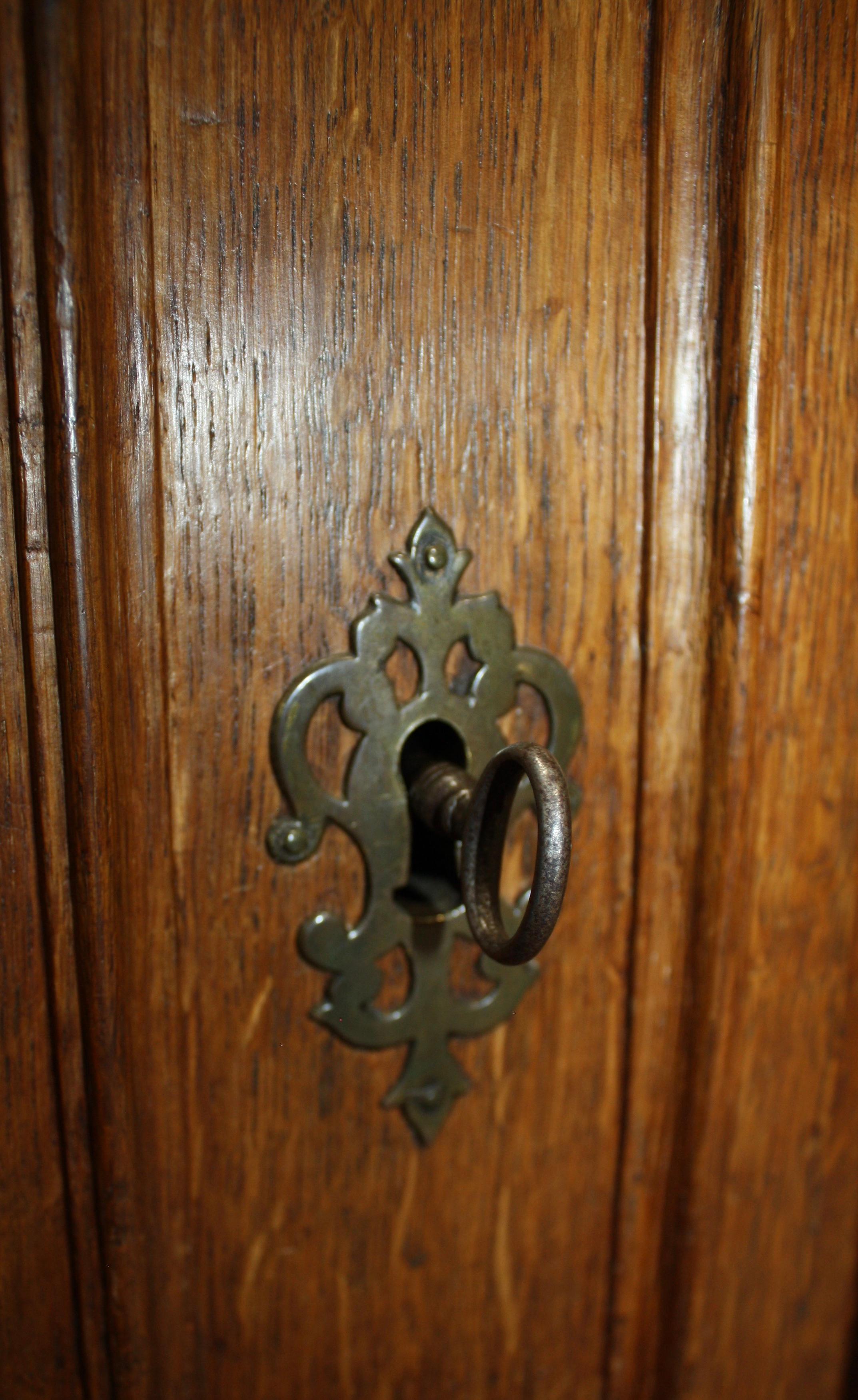 Belgian Oak Armoire, circa 1820 For Sale 1