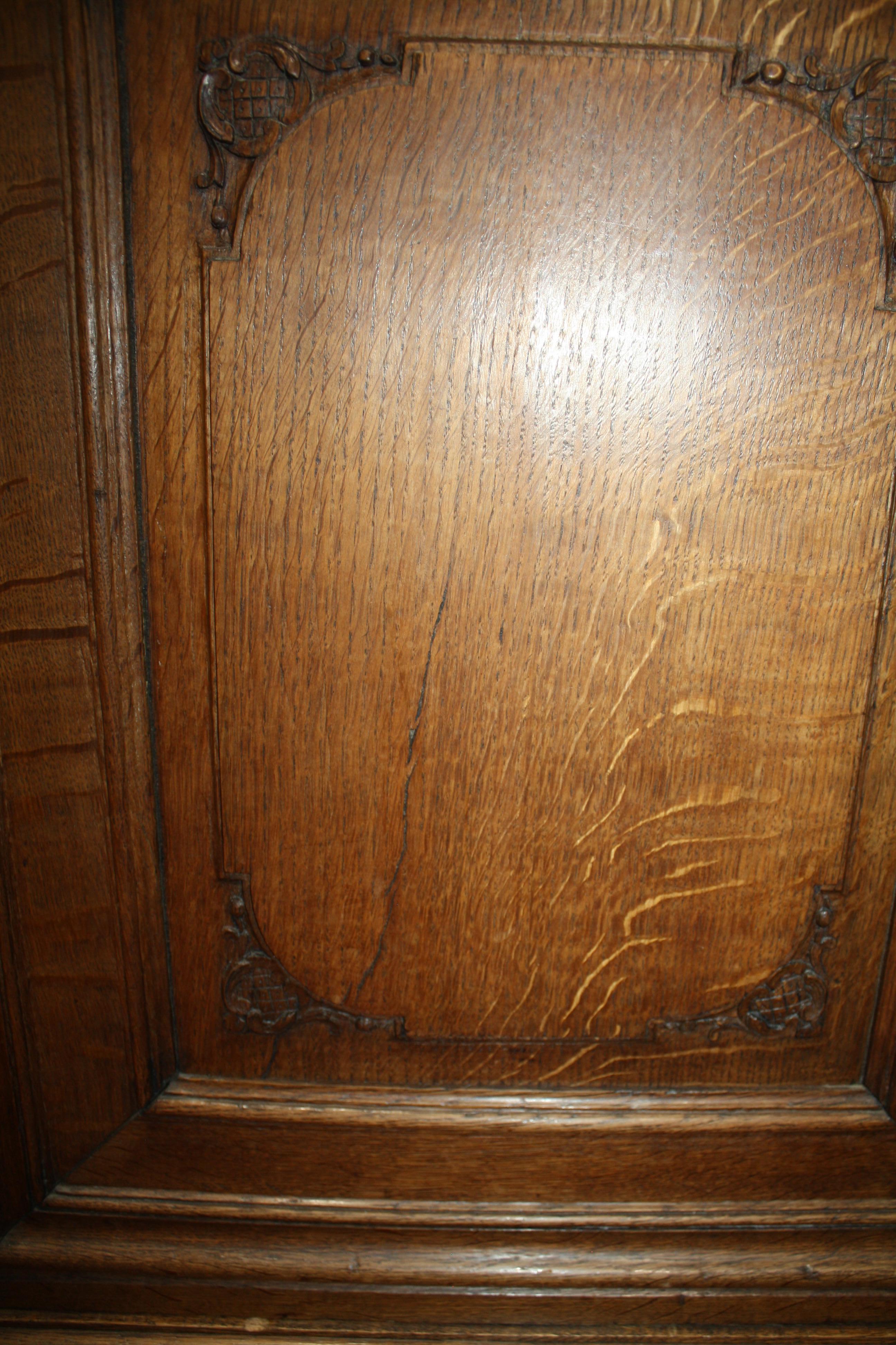 Belgian Oak Armoire, circa 1820 For Sale 6