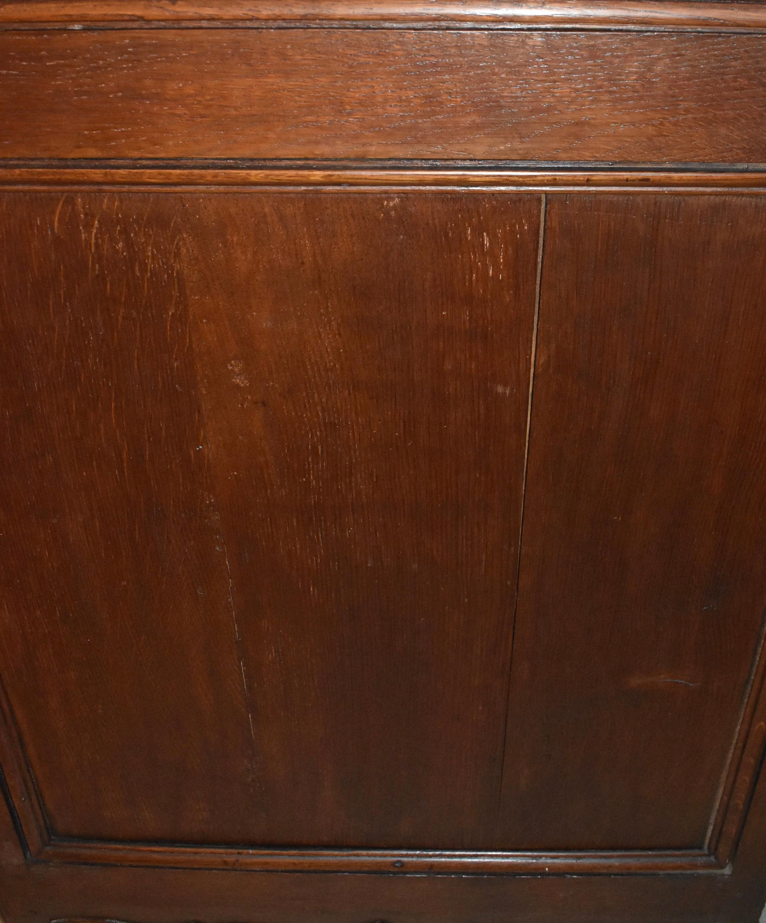 Belgian Oak Slant-Front Secretary, circa 1850 For Sale 4