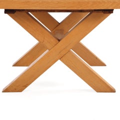 Belgian Oak Table, C. 1945.