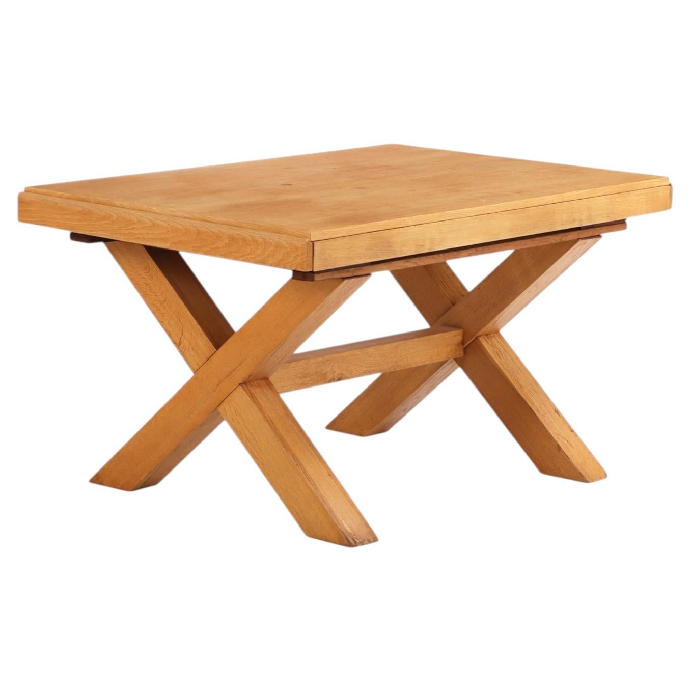 Belgian Oak Table, C. 1945. For Sale