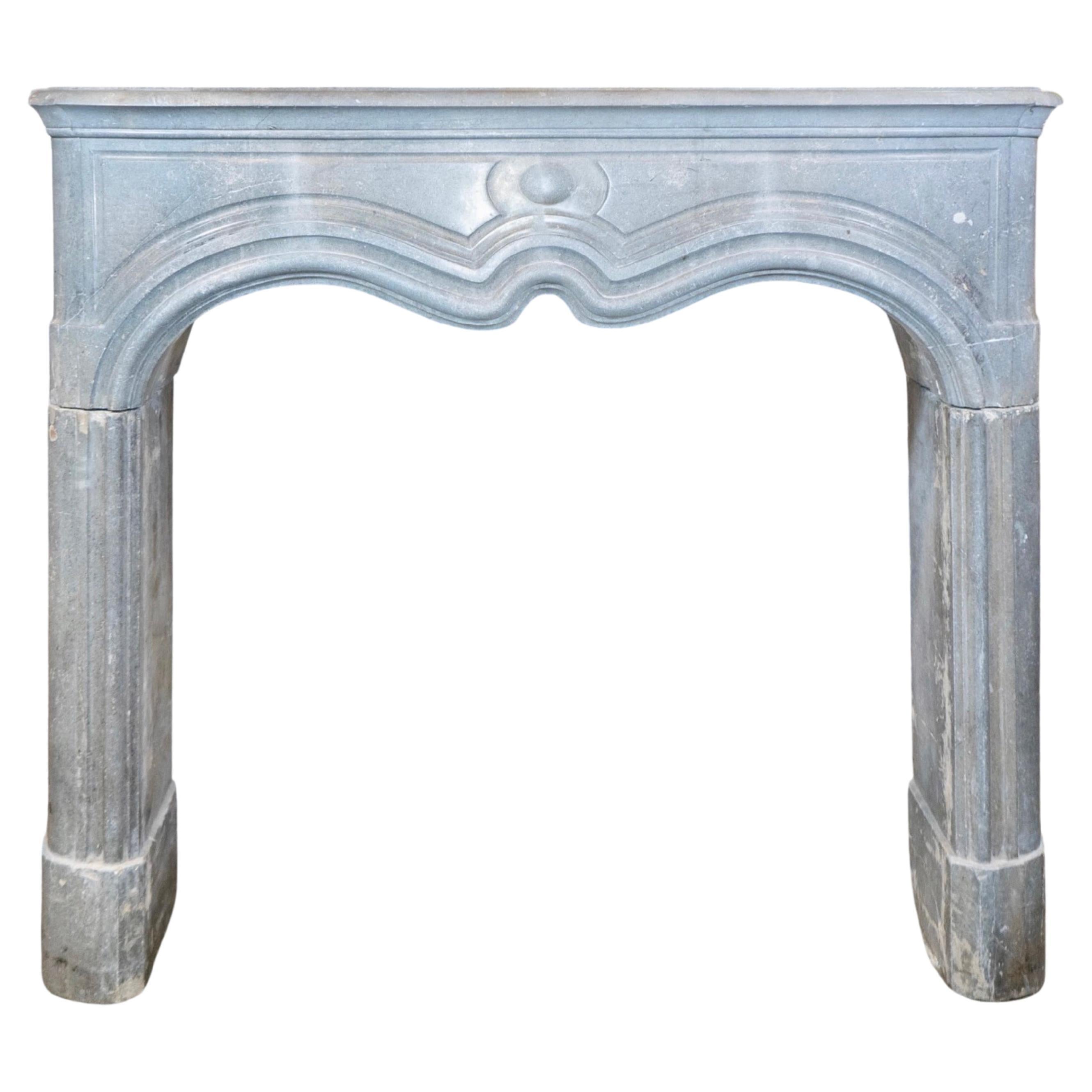 Belgian Polished Bluestone Mantel