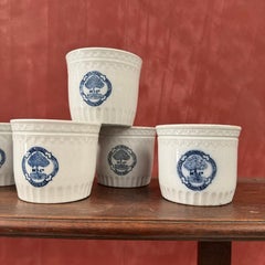 Belgian Porcelan Marmalade Jars