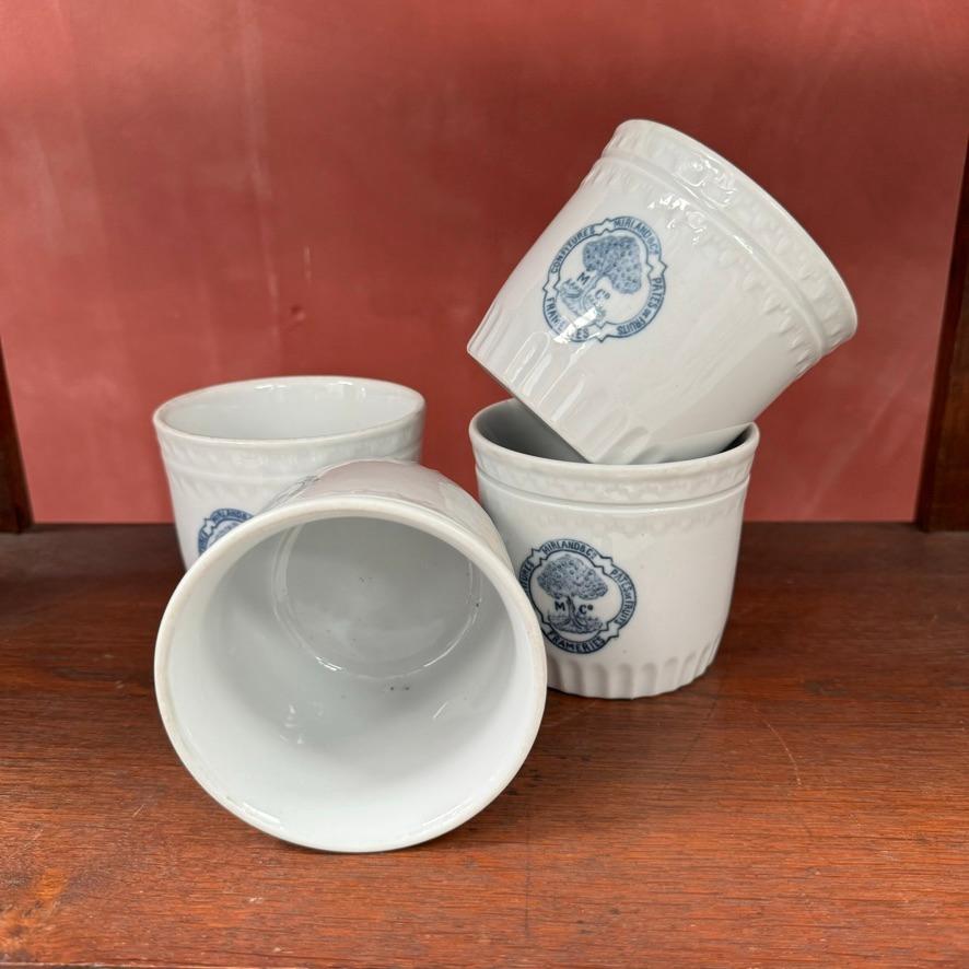 20th Century Belgian Porcelan Marmalade Jars For Sale