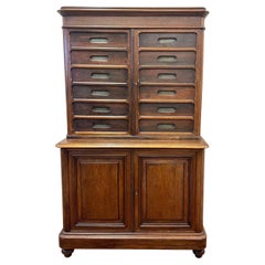 Belgian Postal Office Mahogany Pigeon Holes Office Storage