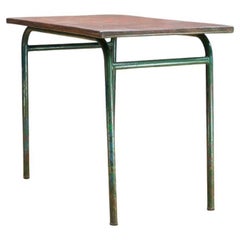 Belgian Street Vendors Side Table Vintage Mid-Century Industrial Cafe Bistro NYC
