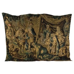Belgian Style 17th Century Woven Tapestry of Soldiers