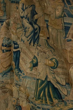 Belgian Style Antique Woven Soldier Tapestry