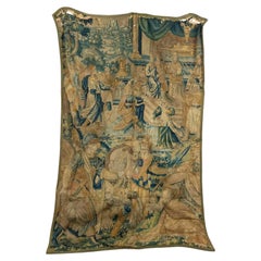 Belgian Style Antique Woven Soldier Tapestry