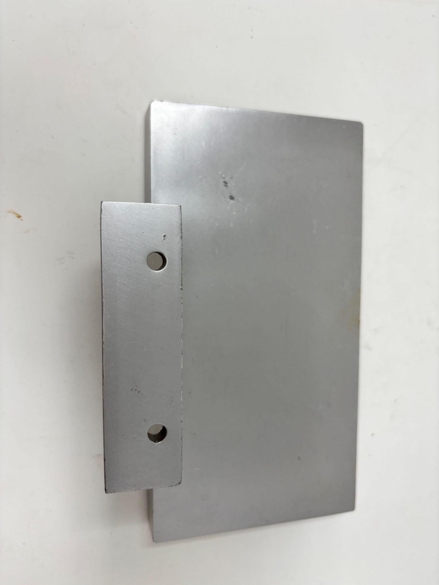 Belgian Tile Faced Entry Door Pull Handle by Artist Juliette Belarti 1960s In Good Condition For Sale In North Hollywood, CA
