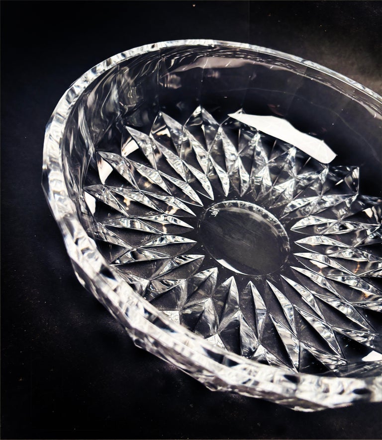Belgian, Val St. Lambert Crystal Bowl For Sale at 1stDibs