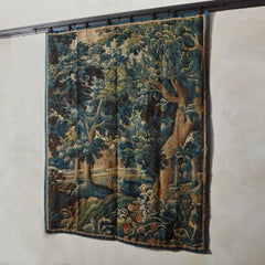 Belgian Verdant Tapestry, Early 20th Century