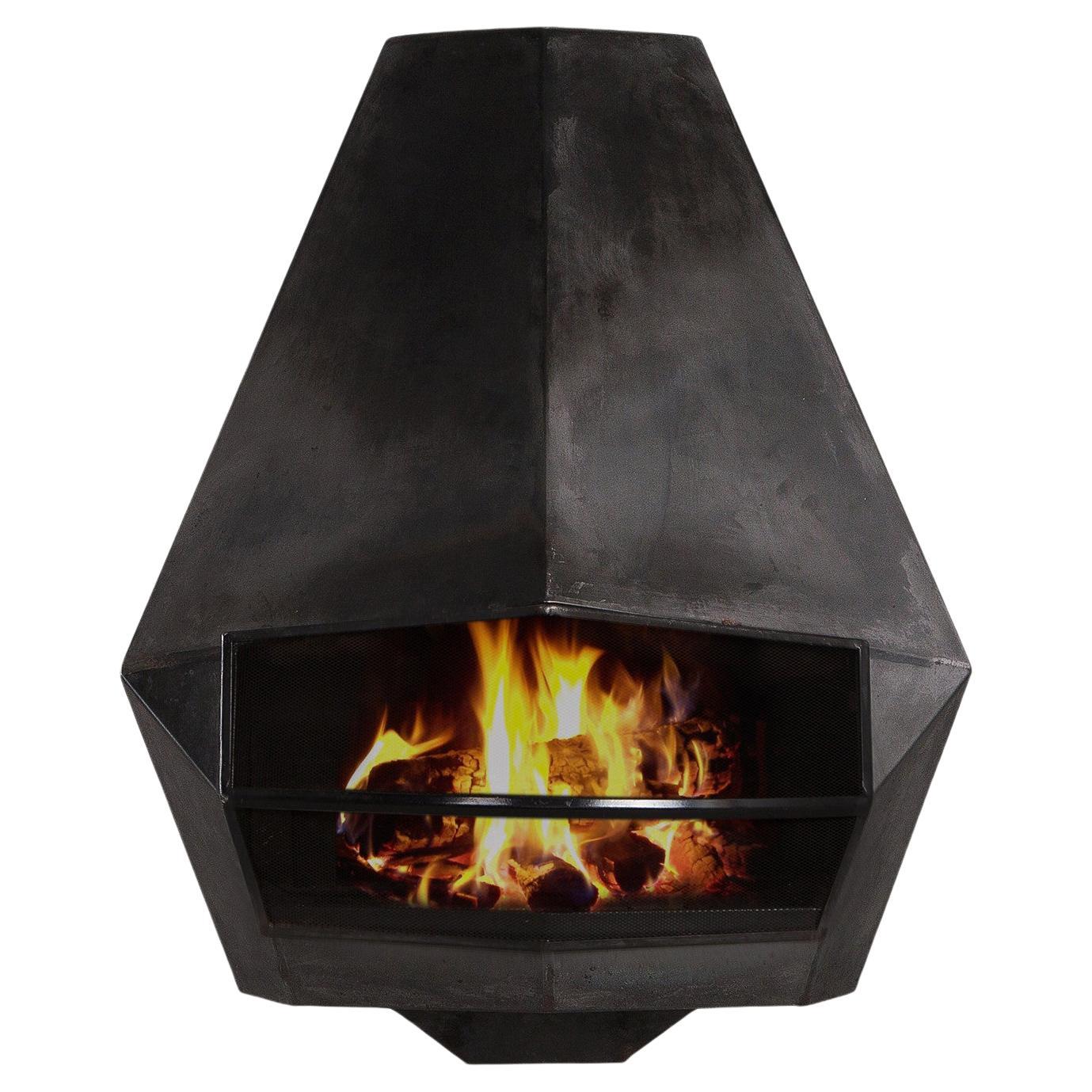 Wall-Mounted Fire Place For Sale at 1stDibs