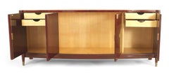 Belgium Art Deco De Coene Freres Mahogany Sideboard