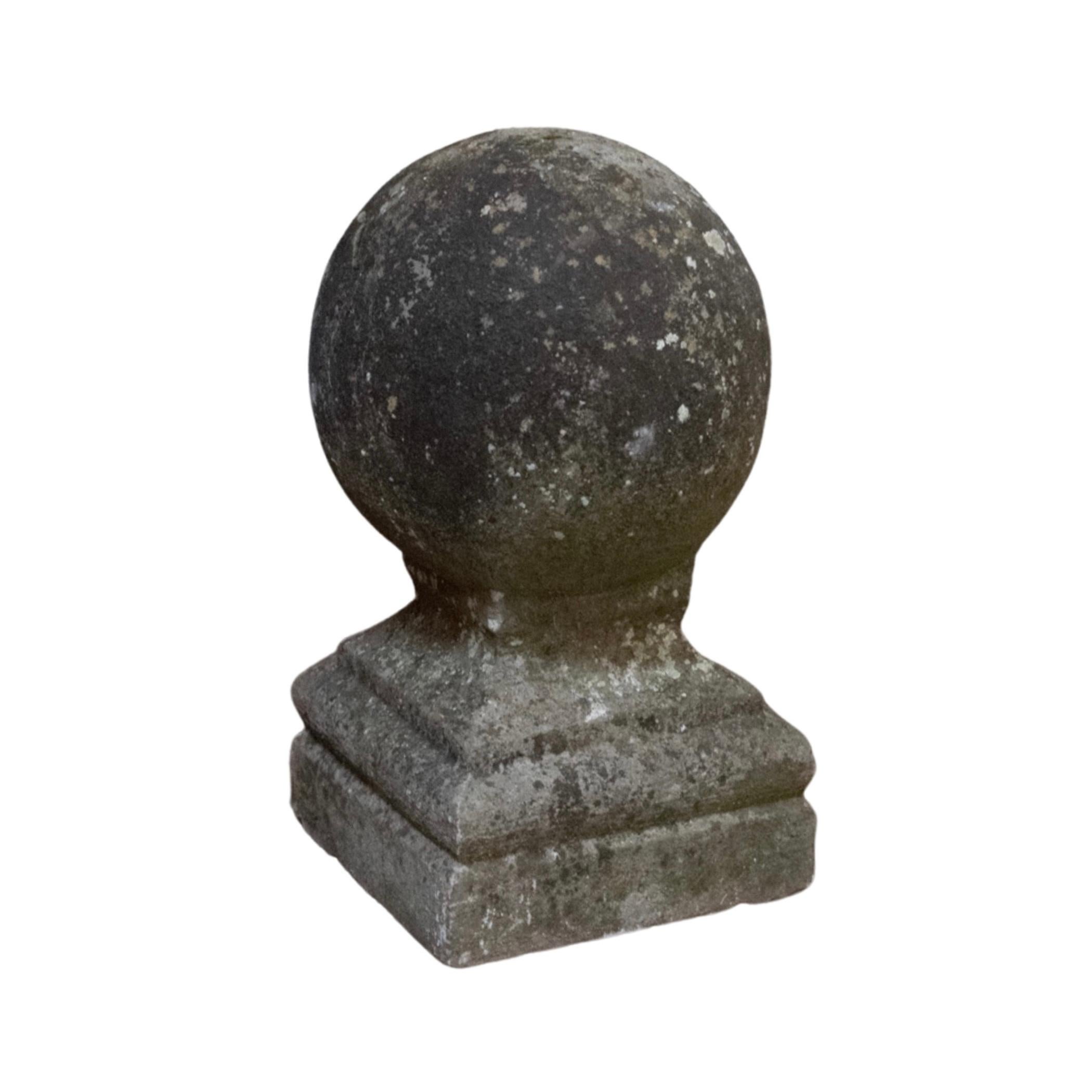Single finial made of bluestone. Originates from Belgium. Circa, 17th century. 

 

Sold as a single individual finial. Can also be sold as a complete set of 10 finials for $16,800.