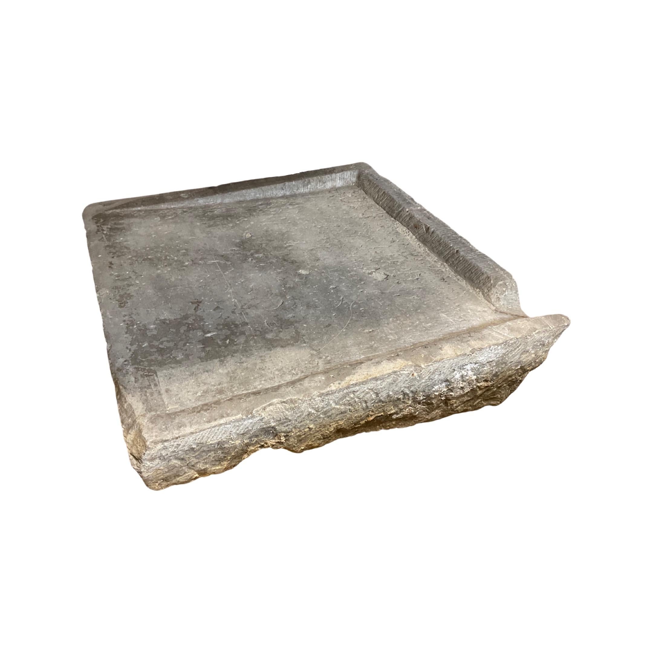 This Belgium bluestone sink is a luxurious piece of art, crafted in the 17th century. Its unique tones and textures are created naturally by mother nature. Its natural properties make it bacteria-resistant, and highly durable. Its beautiful color,