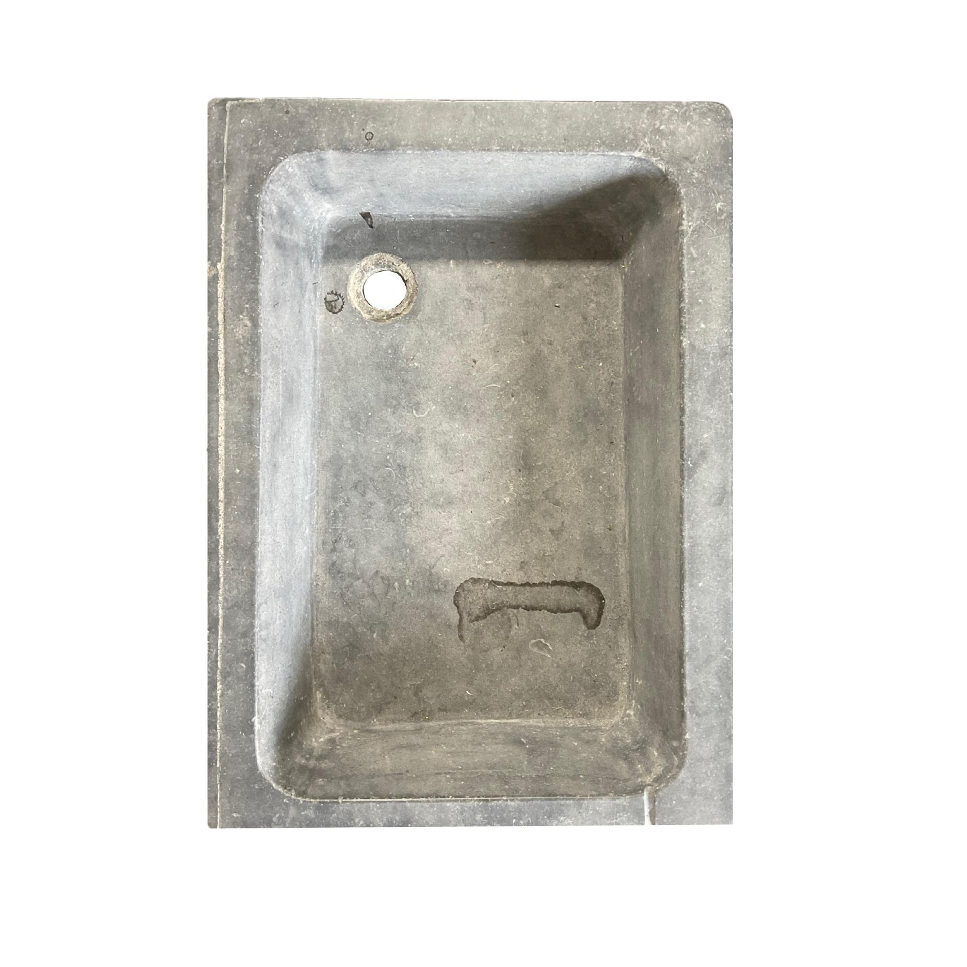 18th Century Belgium Bluestone Sink