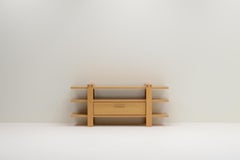 Belgium Oak Shelving / TV Unit