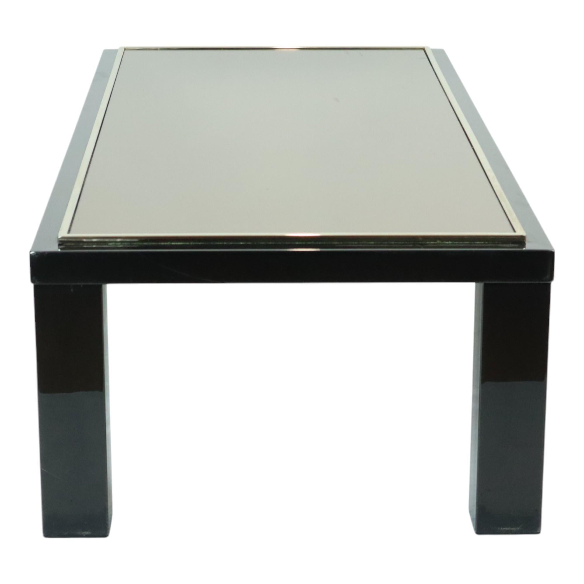 Belgo Chrom by Roger van Hevel Design Coffee Table 23kt Gold 130cm For Sale 2