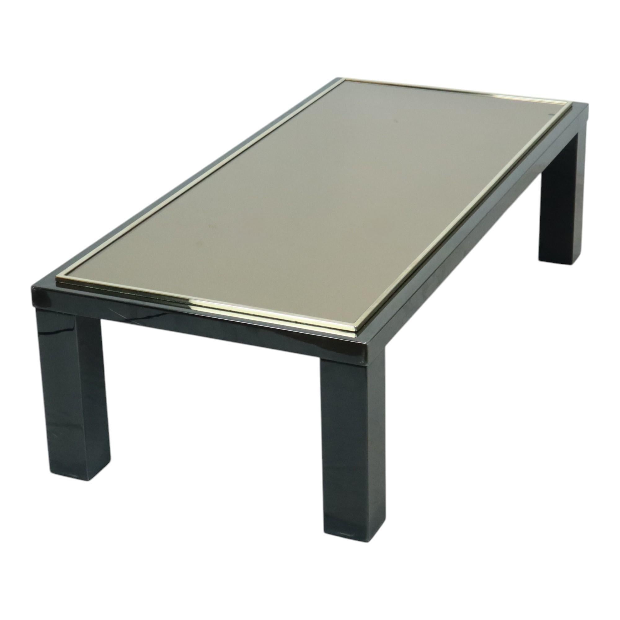Belgo Chrom by Roger van Hevel Design Coffee Table 23kt Gold 130cm For Sale 4