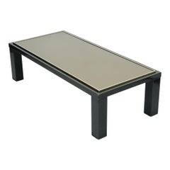 Belgo Chrom by Roger van Hevel Design Coffee Table 23kt Gold 130cm