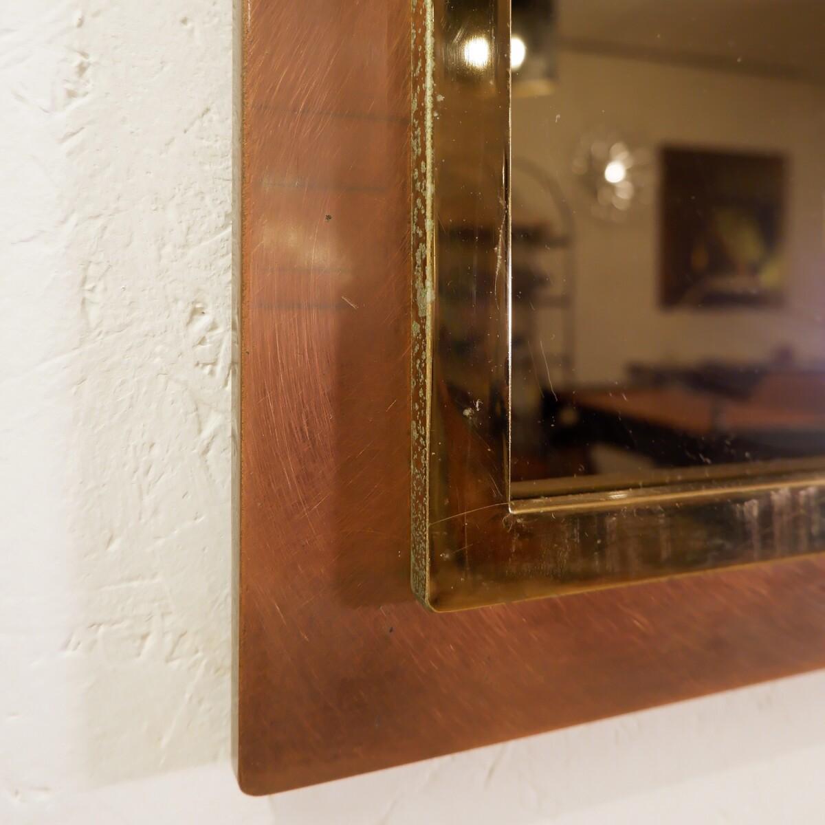 Belgo Chrom Console and Mirror - Belgium 1970s For Sale 3