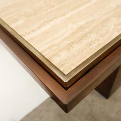 Belgo Chrom Konsole und Spiegel - Belgien 1970er