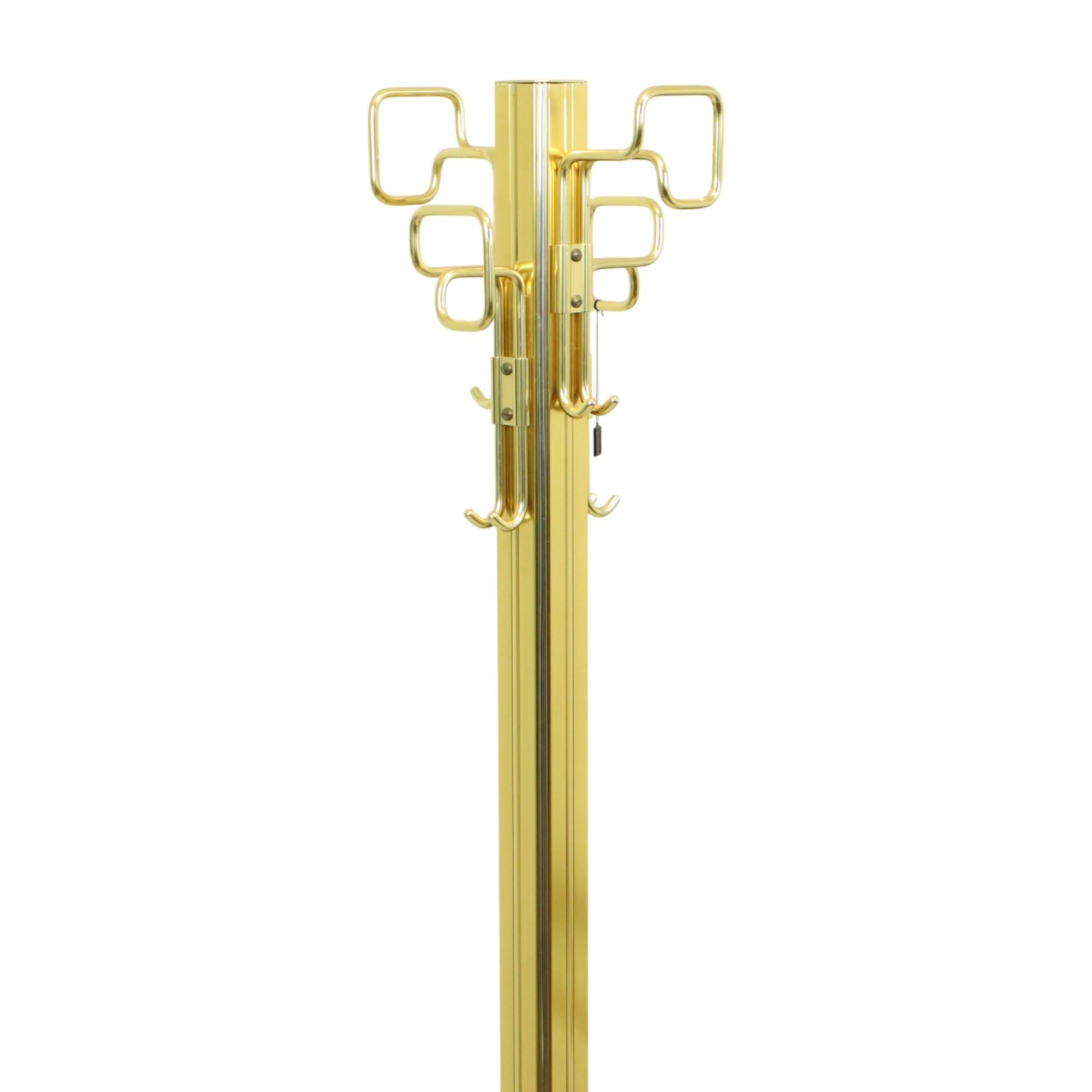 Belgo Chrom Design Garderobe Hollywood Regency Chrom 174cm im Angebot 7